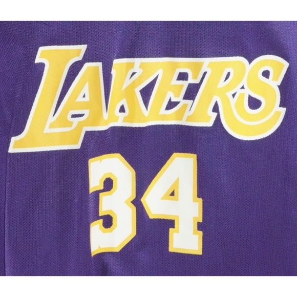 Los Angeles Lakers Shaq O'Neal Vintage Jersey XL - Picture 3 of 9